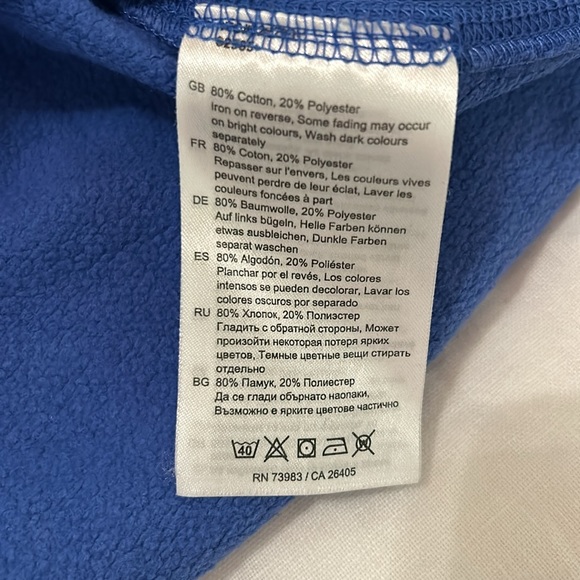 XS Helly Hanson crewneck sweatshirt in blue - Picture 4 of 6